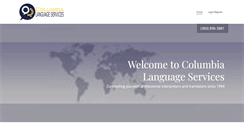 Desktop Screenshot of columbia-language.com